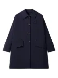 Mackintosh Humbie buttoned-up coat - Blue