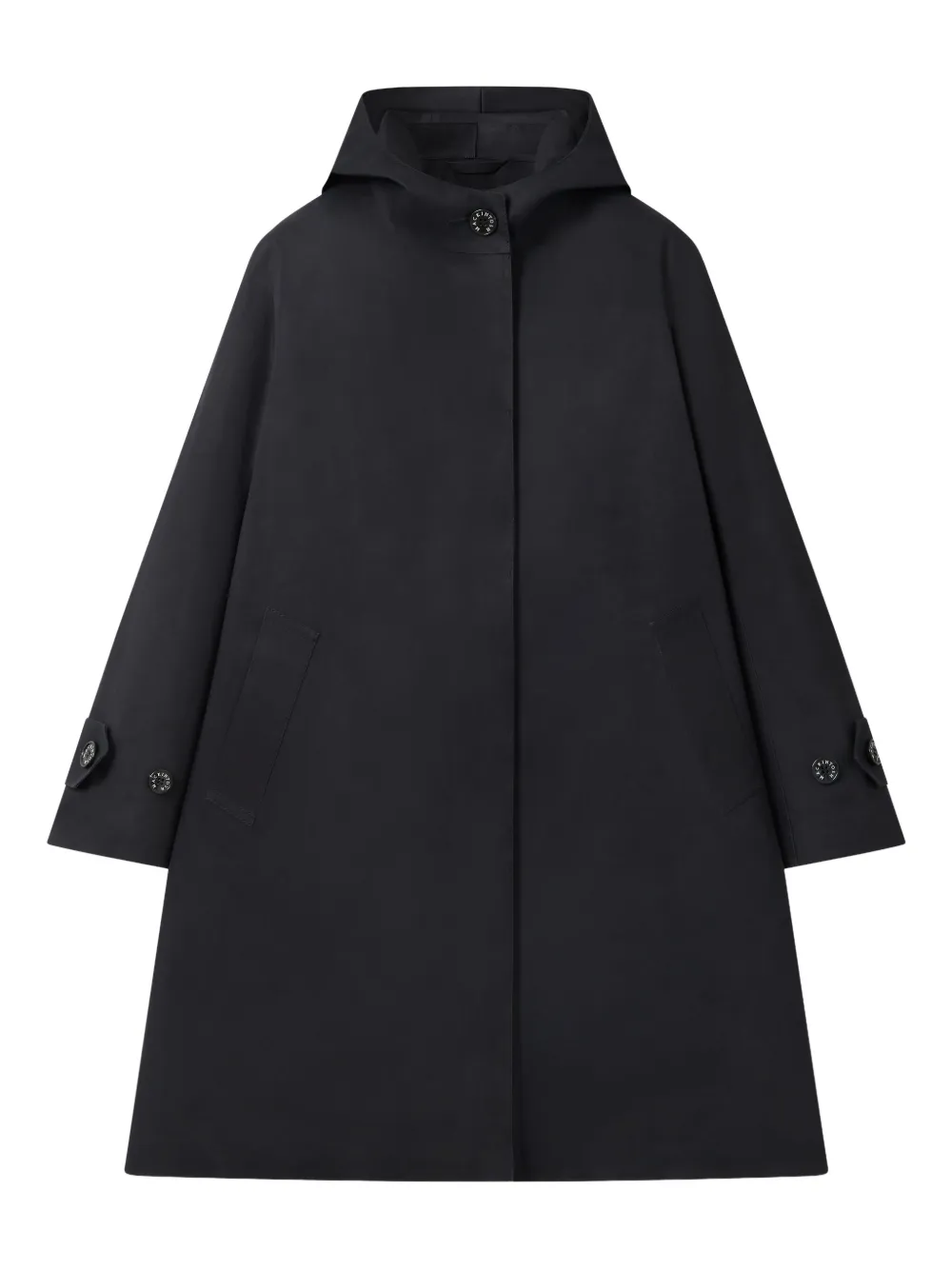 Mackintosh Jas met capuchon Zwart