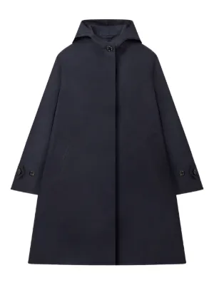 Mackintosh Humbie Hooded Coat | Blue | FARFETCH IE