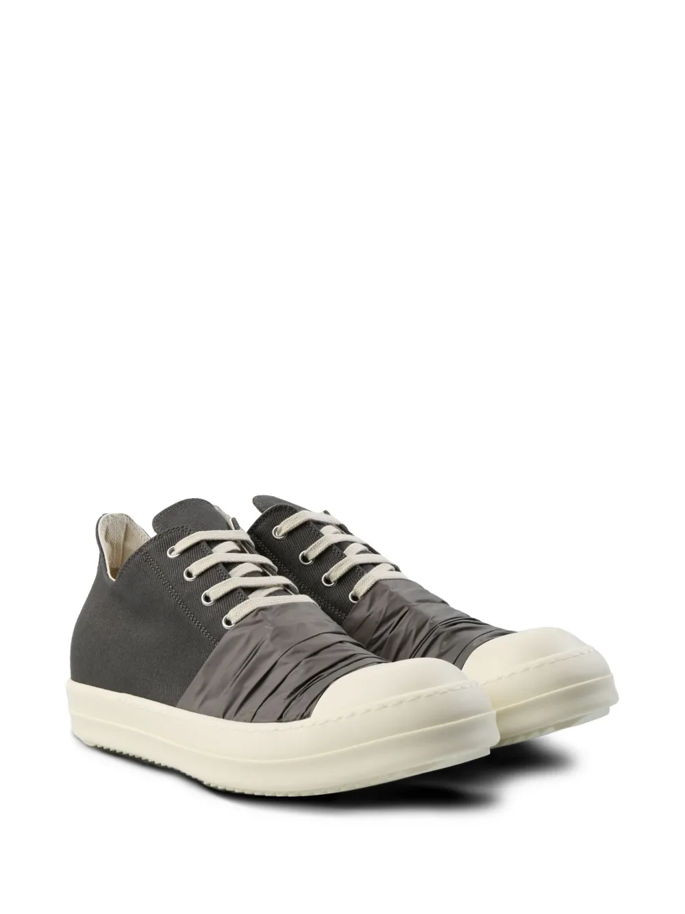 Rick Owens DRKSHDW draped-detail sneakers Black