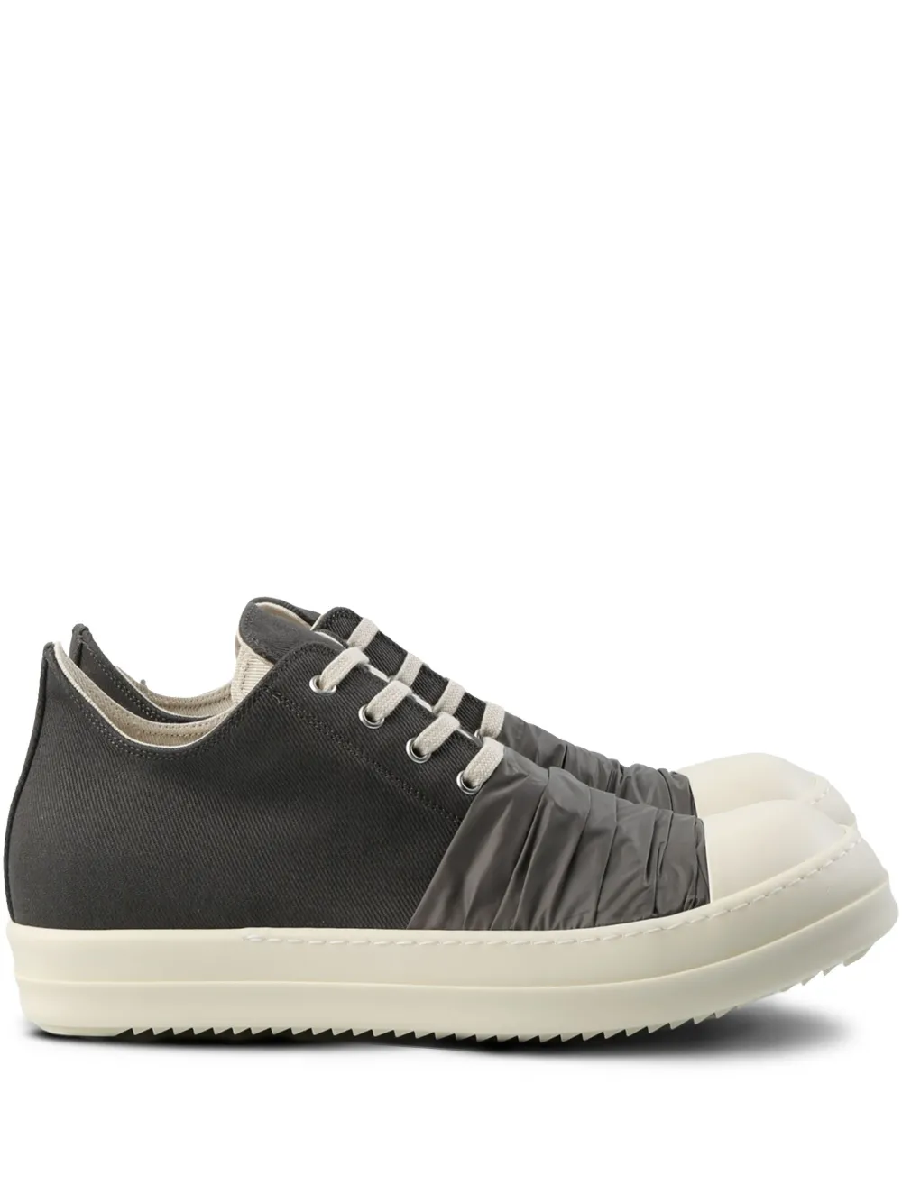 Rick Owens DRKSHDW draped-detail sneakers Black