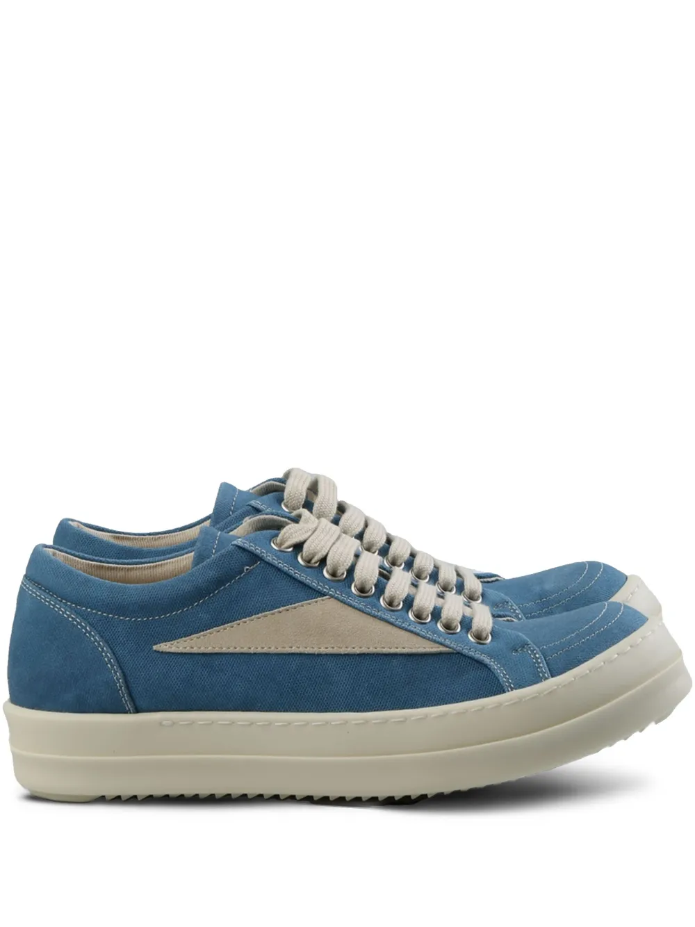 Rick Owens DRKSHDW leather-panelled sneakers Blue