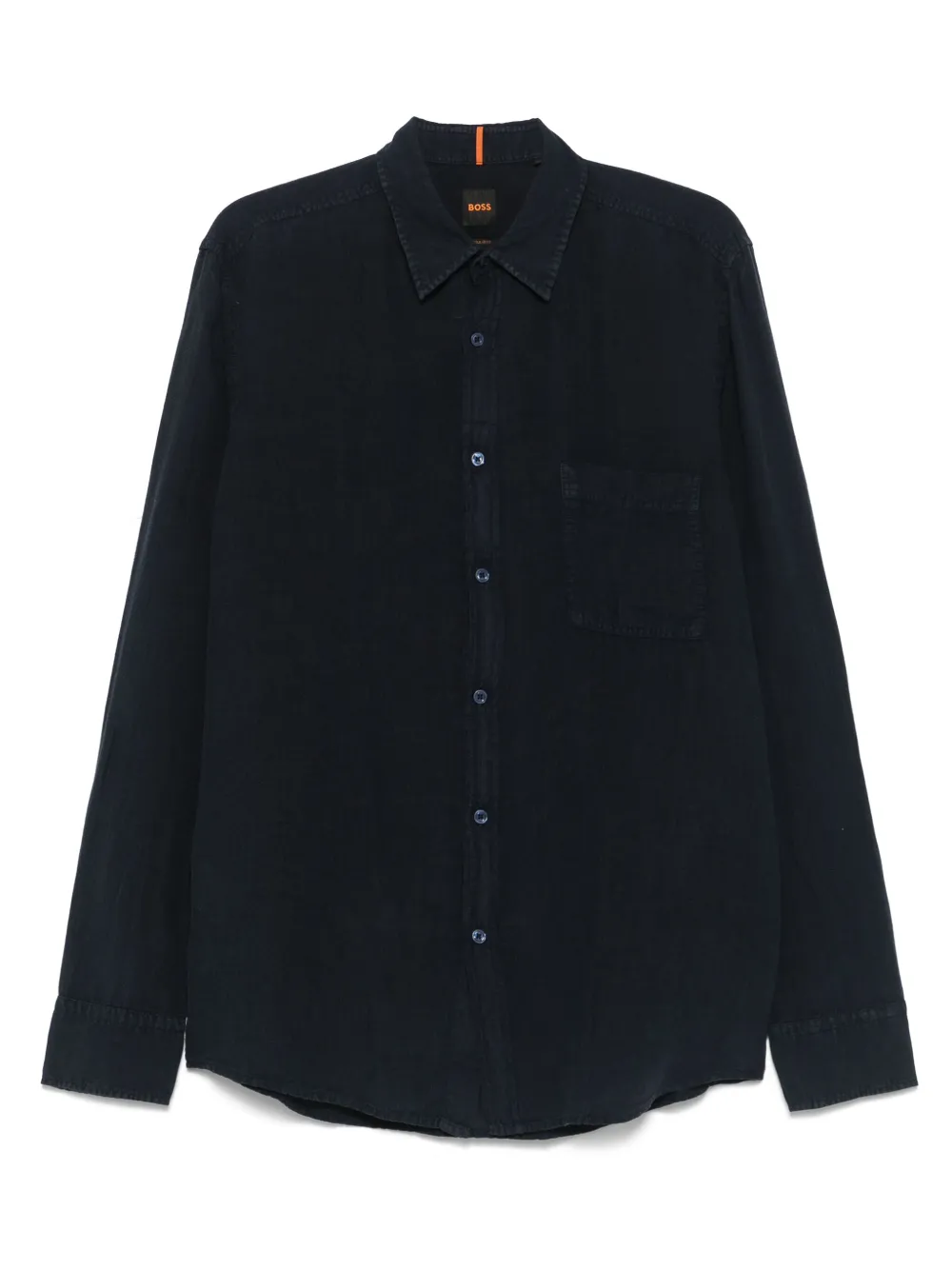 BOSS camisa de lino | azul | Image 1