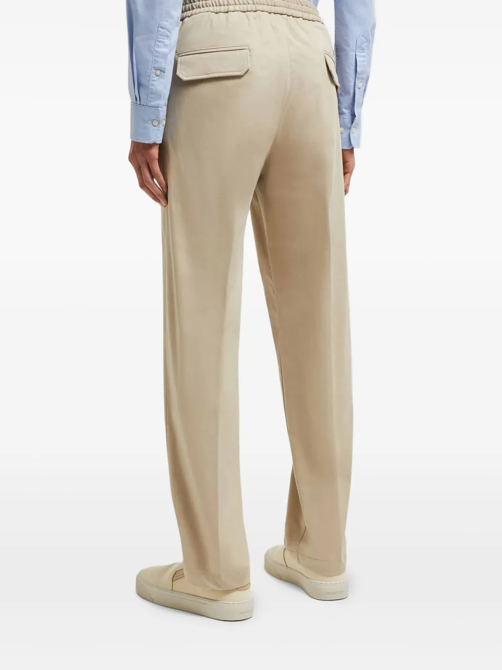 Moncler Chino met trekkoord Beige