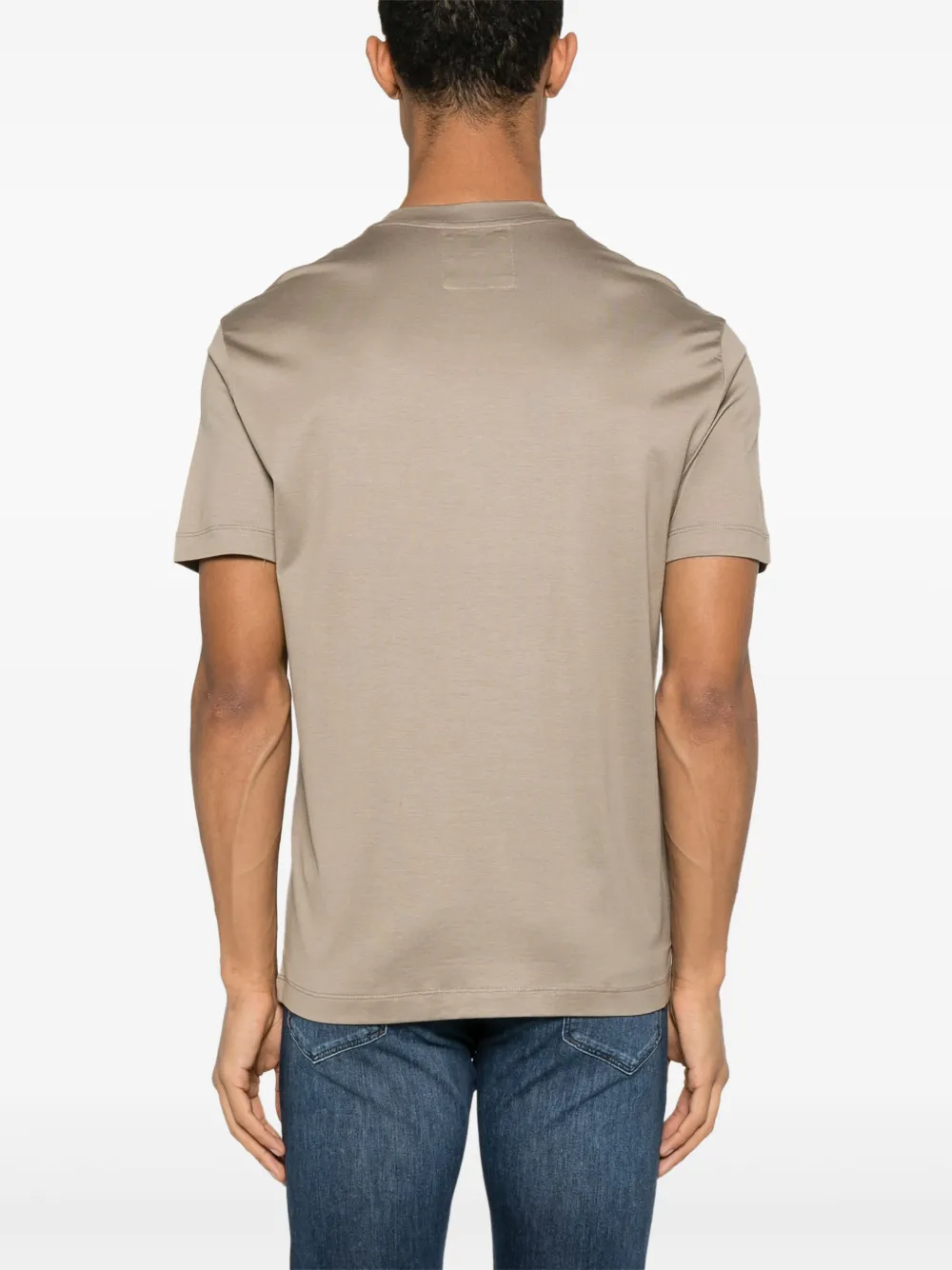 Emporio Armani Jersey T-shirt Bruin