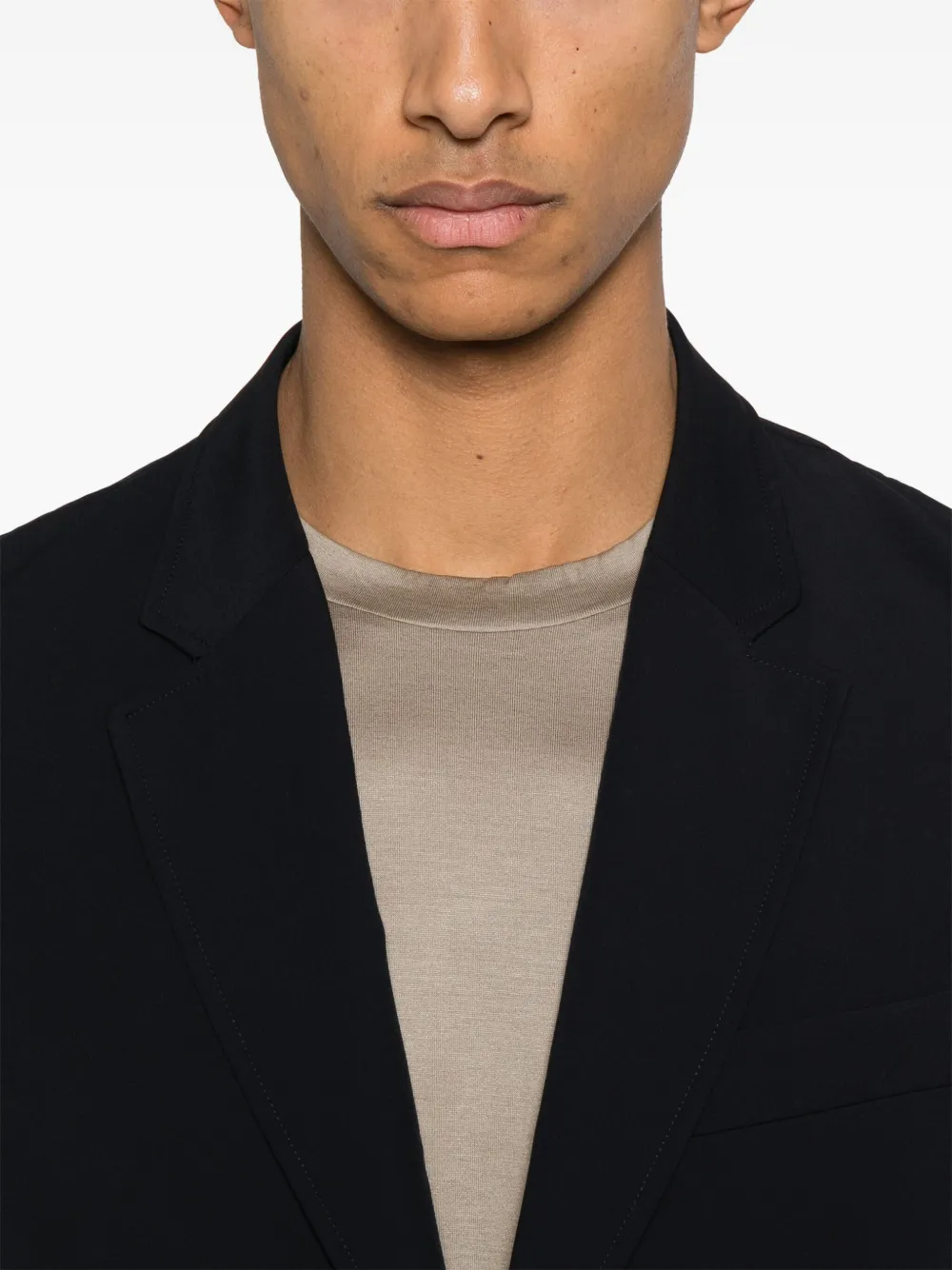 Emporio Armani Blazer met enkele rij knopen Blauw