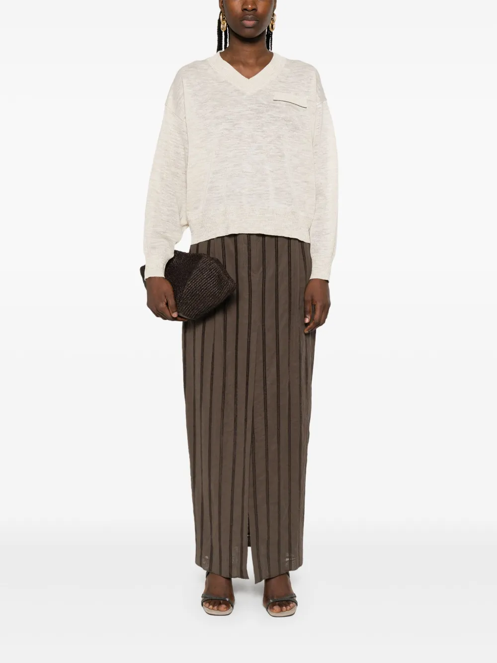 Brunello Cucinelli fine-knit T-shirt | T-Shirts & Jersey Shirts | Image 2