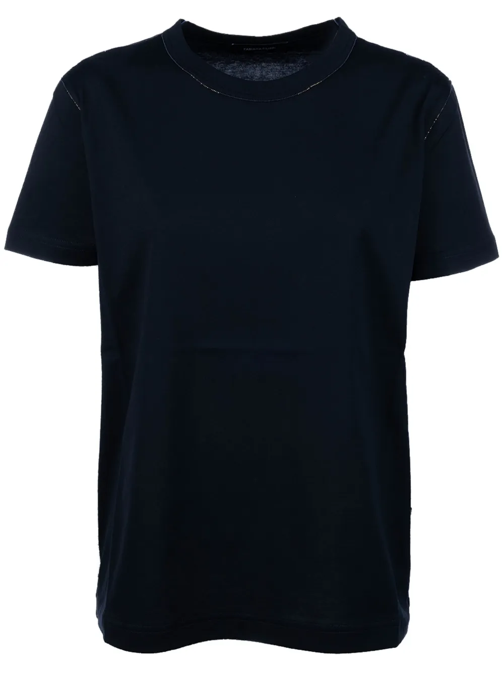 Fabiana Filippi T-shirt verfraaid met stras Blauw