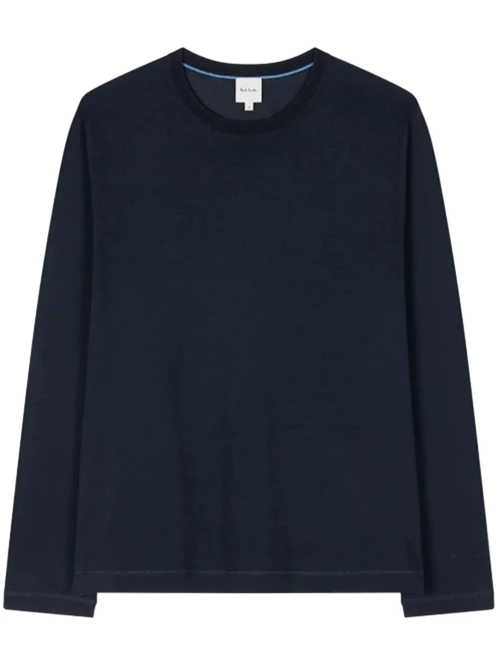 Paul Smith オーガニックコットン ニットトップ - ブルー Paul Smith オーガニックコットン ニットトップ - ブルー