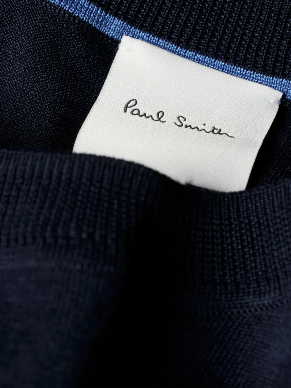 Paul Smith Gebreide top van biologisch katoen Blauw