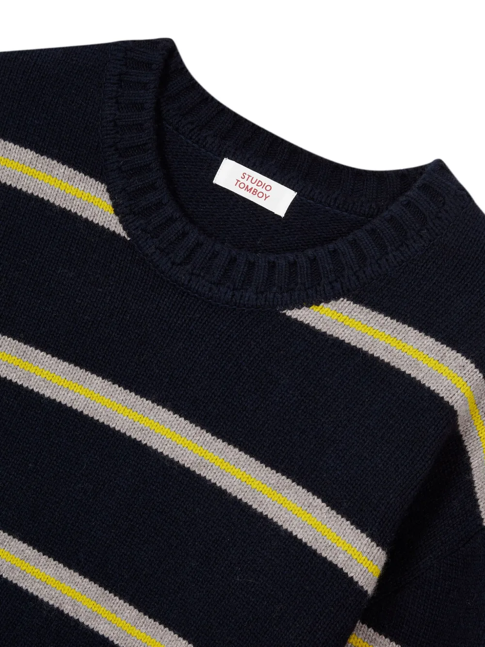 STUDIO TOMBOY Gestreepte trui Blauw