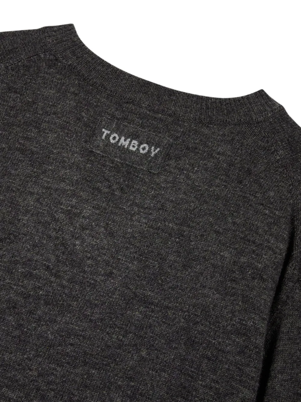 STUDIO TOMBOY Trui met V-hals Grijs