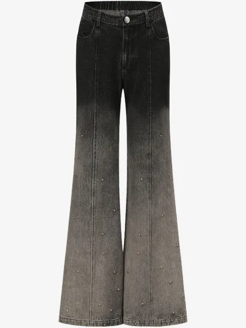OUDE WAAG pantalones con estampado degradado