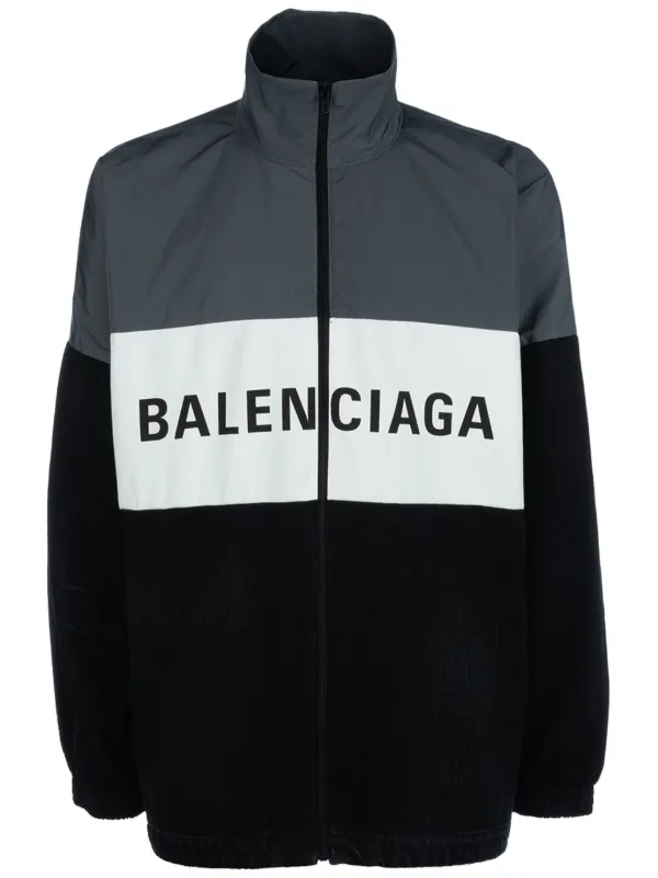 【BALENCIAGA】バックロゴ ジップアップ ジャケット フリース Zip jacket BALENCIAGA(バレンシアガ) フリースジャケット
