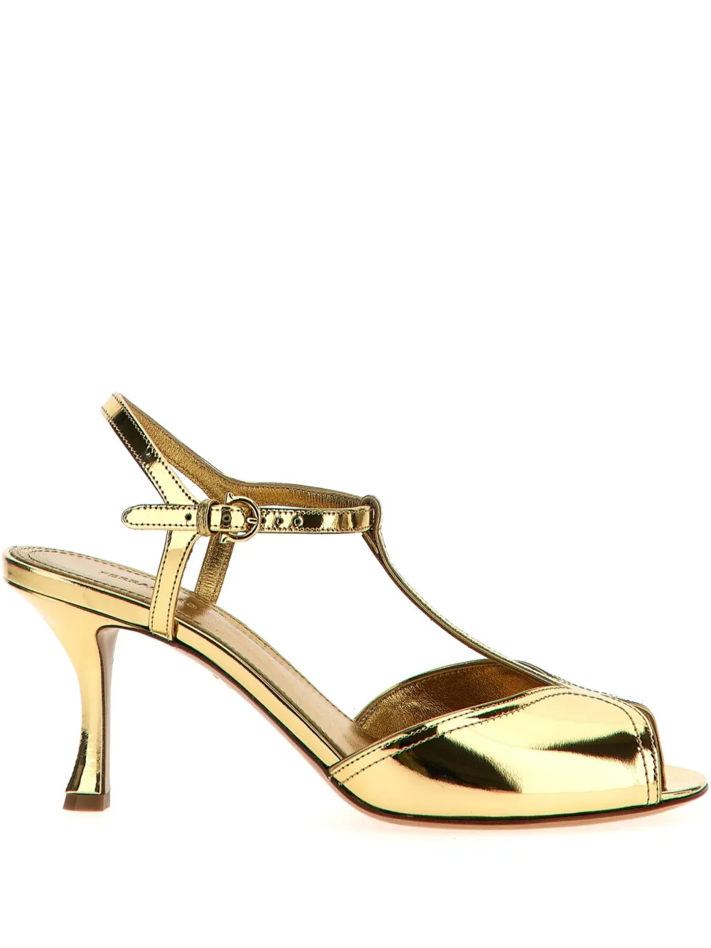 Ferragamo 70mm Ely sandals Gold