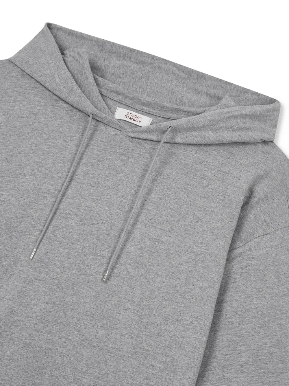 Studio Tomboy Double-layer Hoodie In Grey