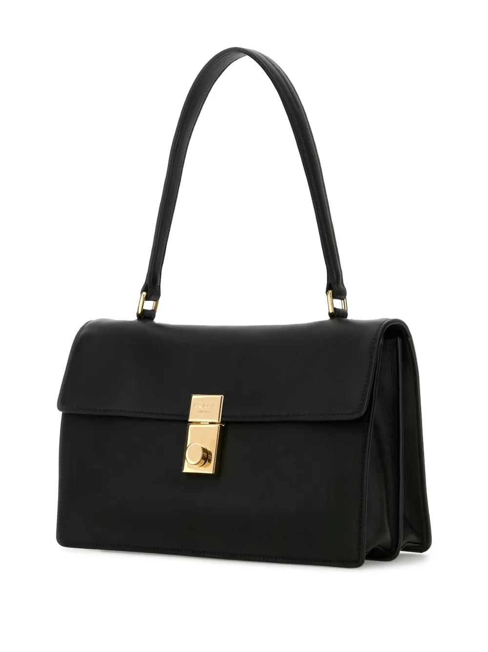 Prada Leren handtas Zwart