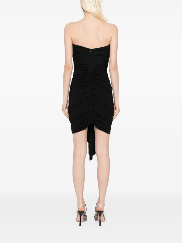 Christopher Esber Bezel Quartz Disconnect Mini Dress | Black | FARFETCH