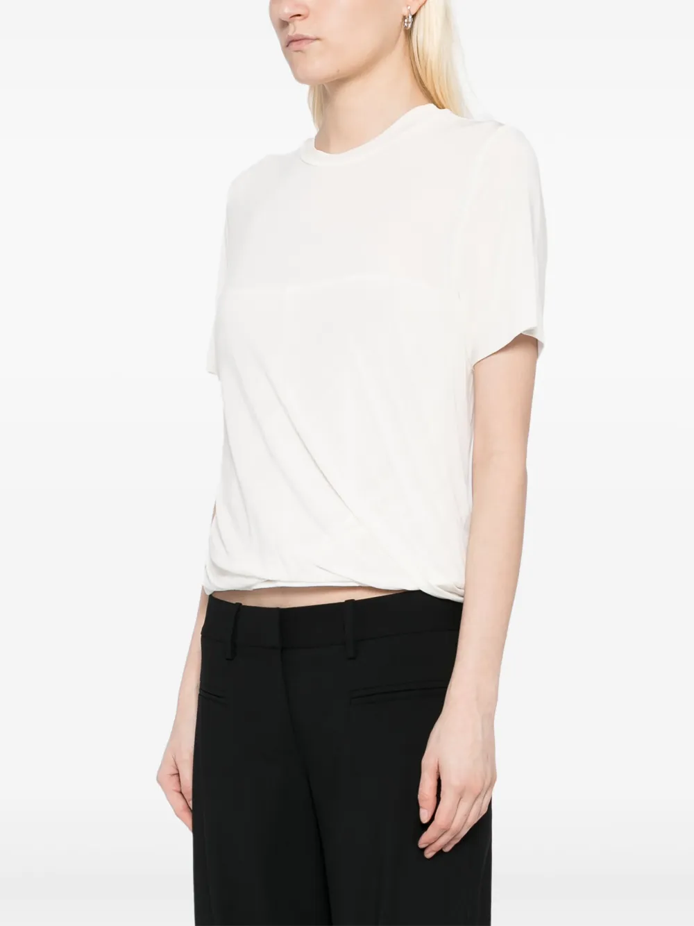 Christopher Esber Coiled T-shirt Wit