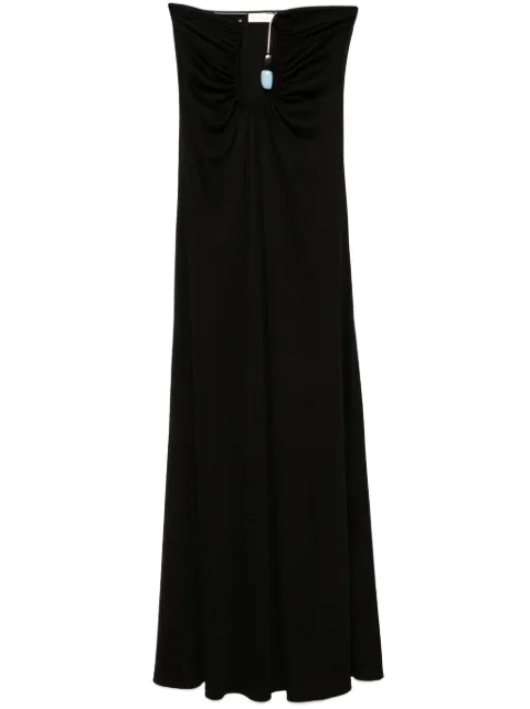 Christopher Esber vestido Helix acanalado con cristales