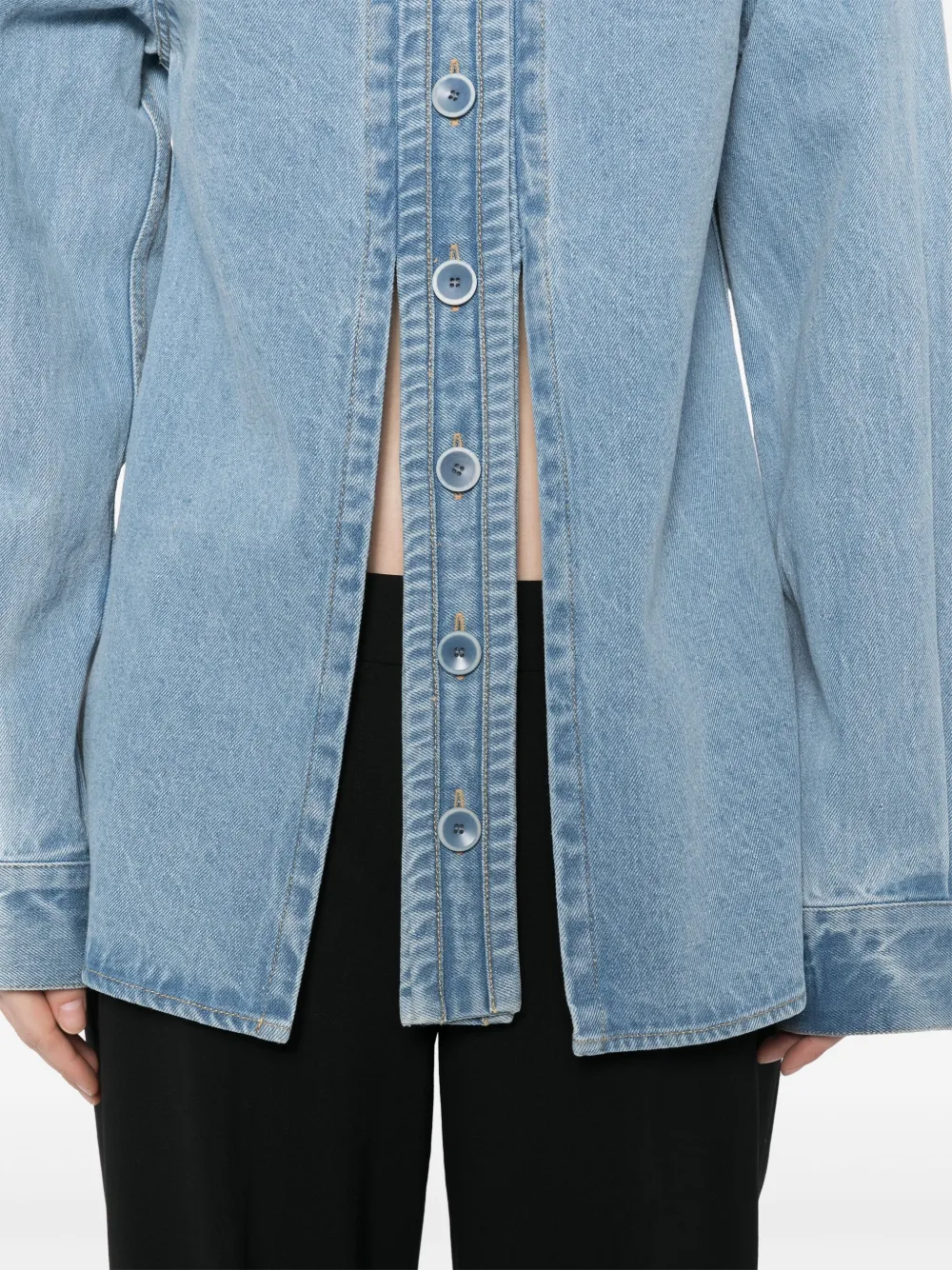 Christopher Esber Floating blouse Blauw