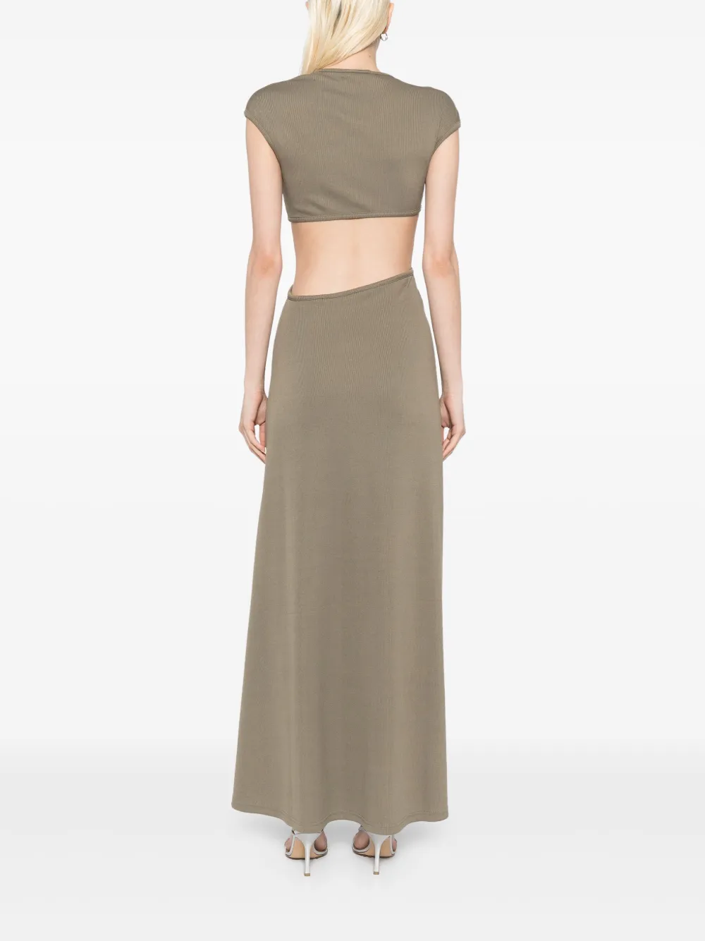 Christopher Esber Jurk met S-gesp Beige