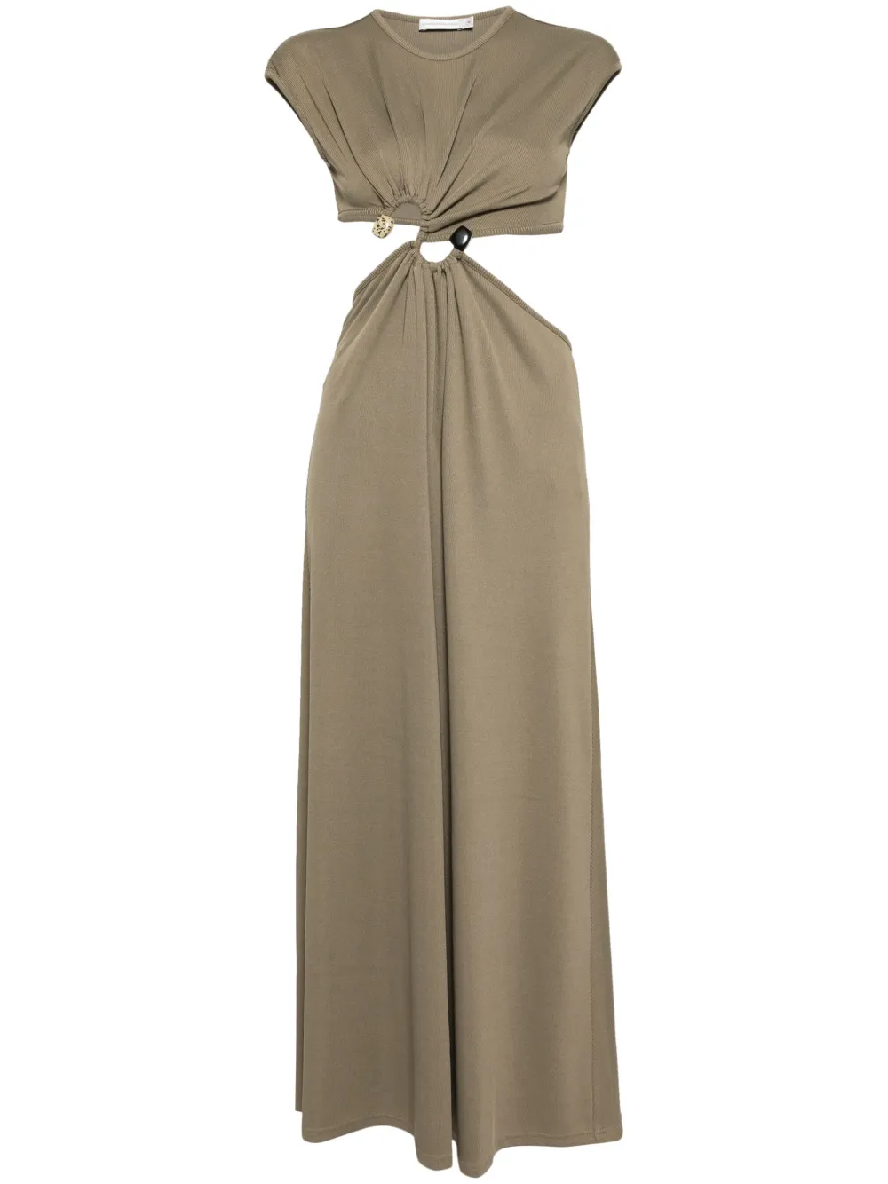 Christopher Esber Jurk met S-gesp Beige
