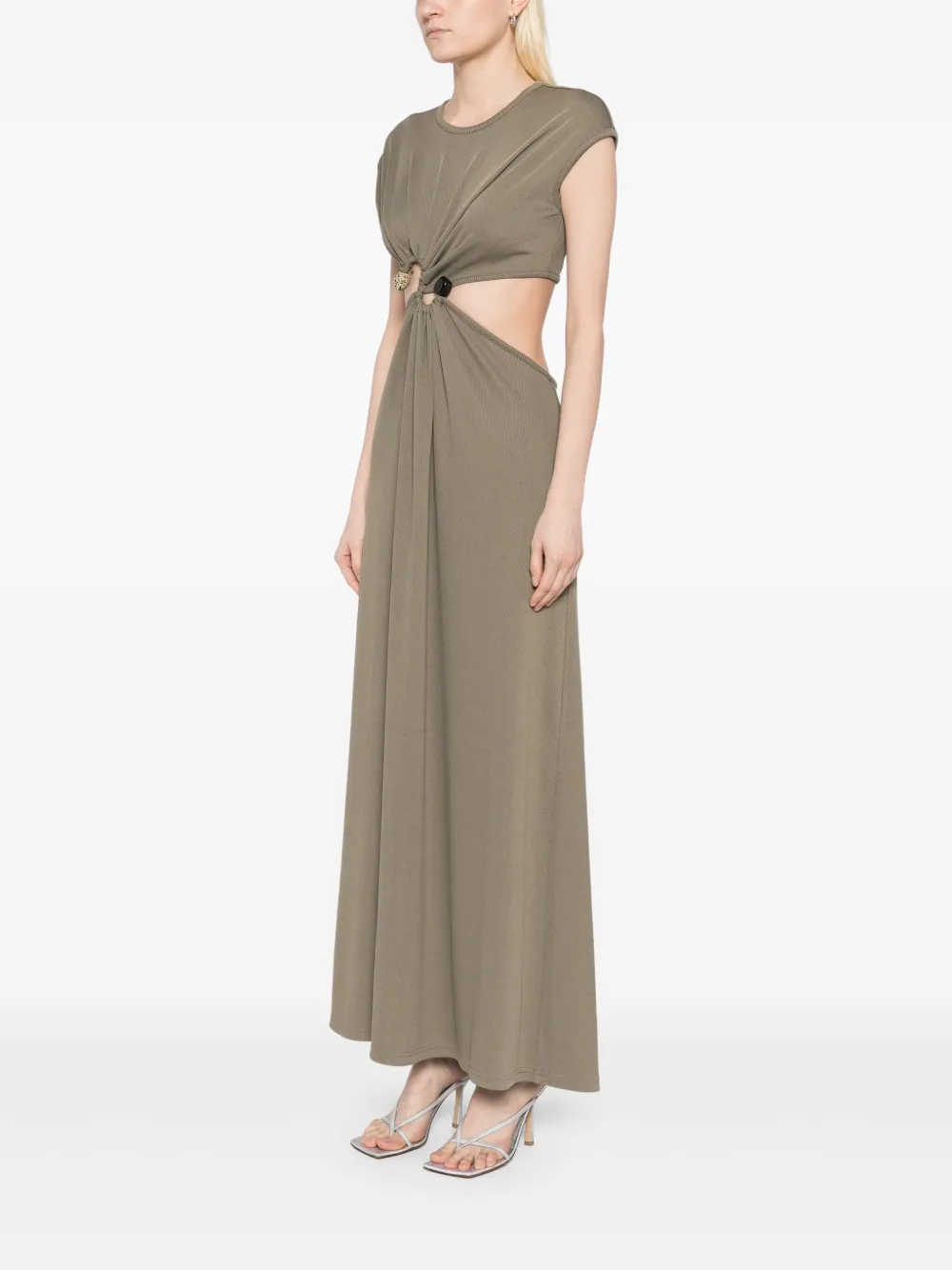 Christopher Esber Jurk met S-gesp Beige