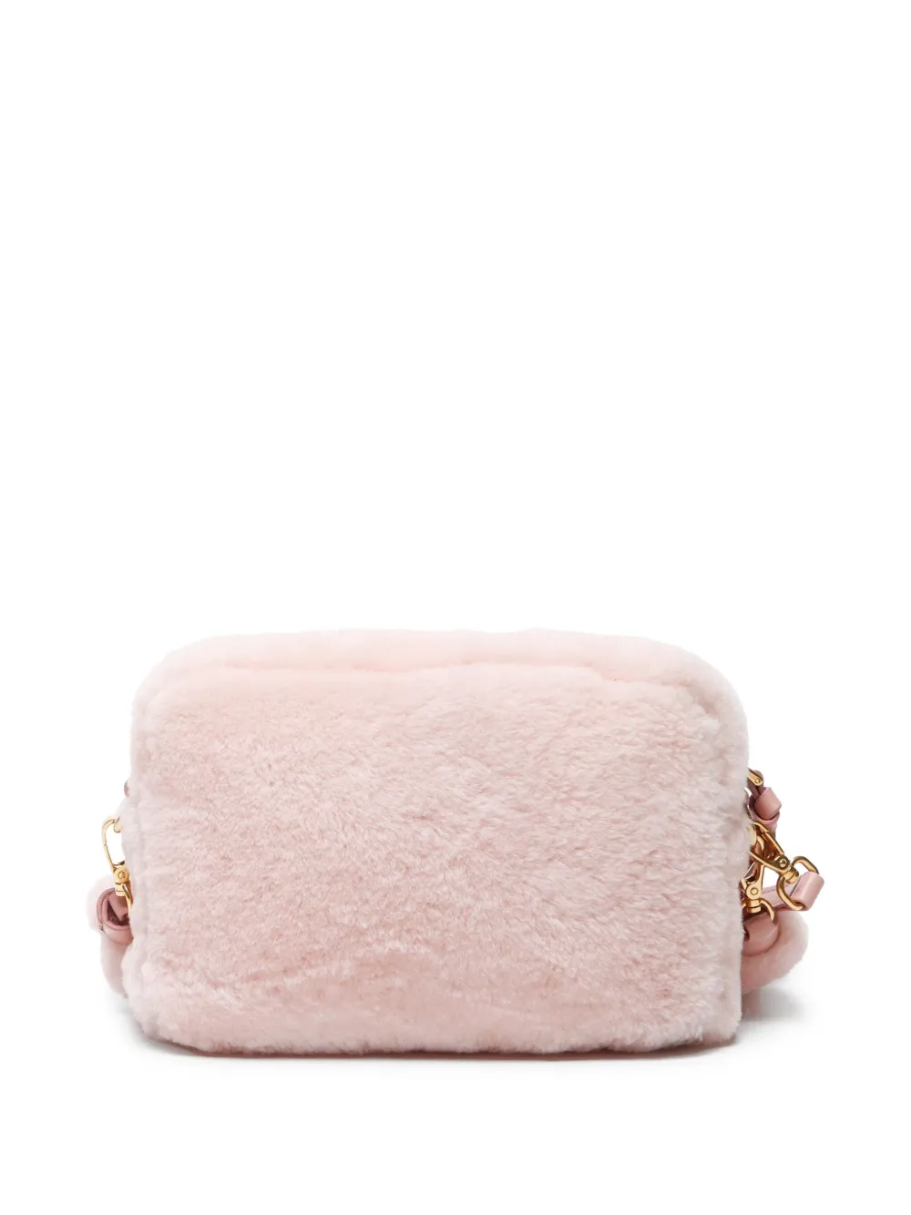 Miu Miu Pre-Owned 2020s Fluffy Fur schoudertas - Roze