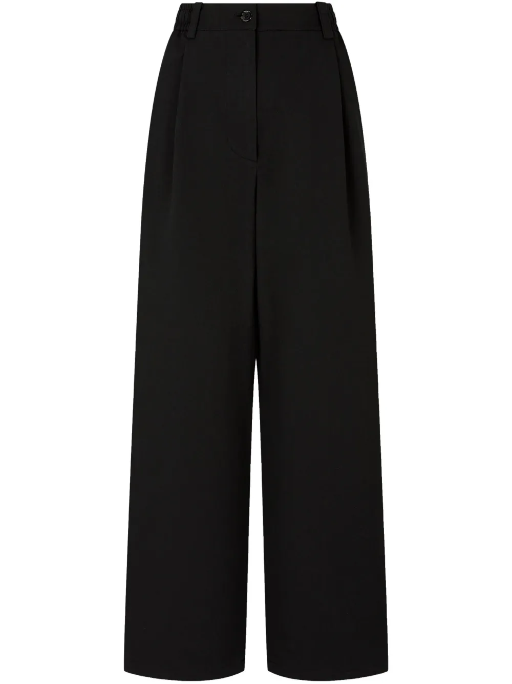 pleat-detail trousers