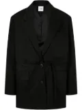 STUDIO TOMBOY belted blazer - Black