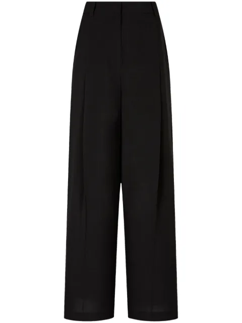 STUDIO TOMBOY pantalon à détails plissés