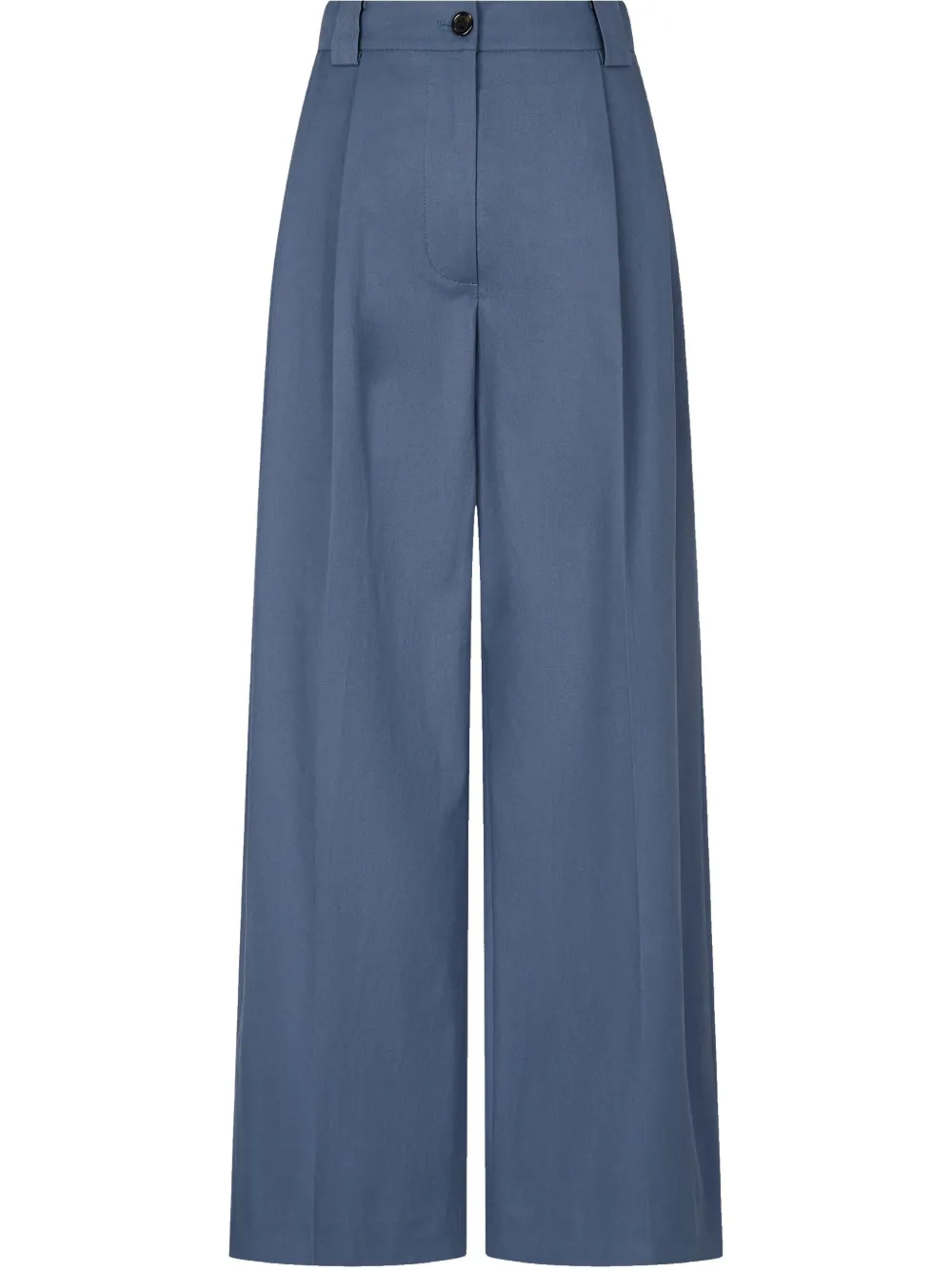 pleat-detail trousers