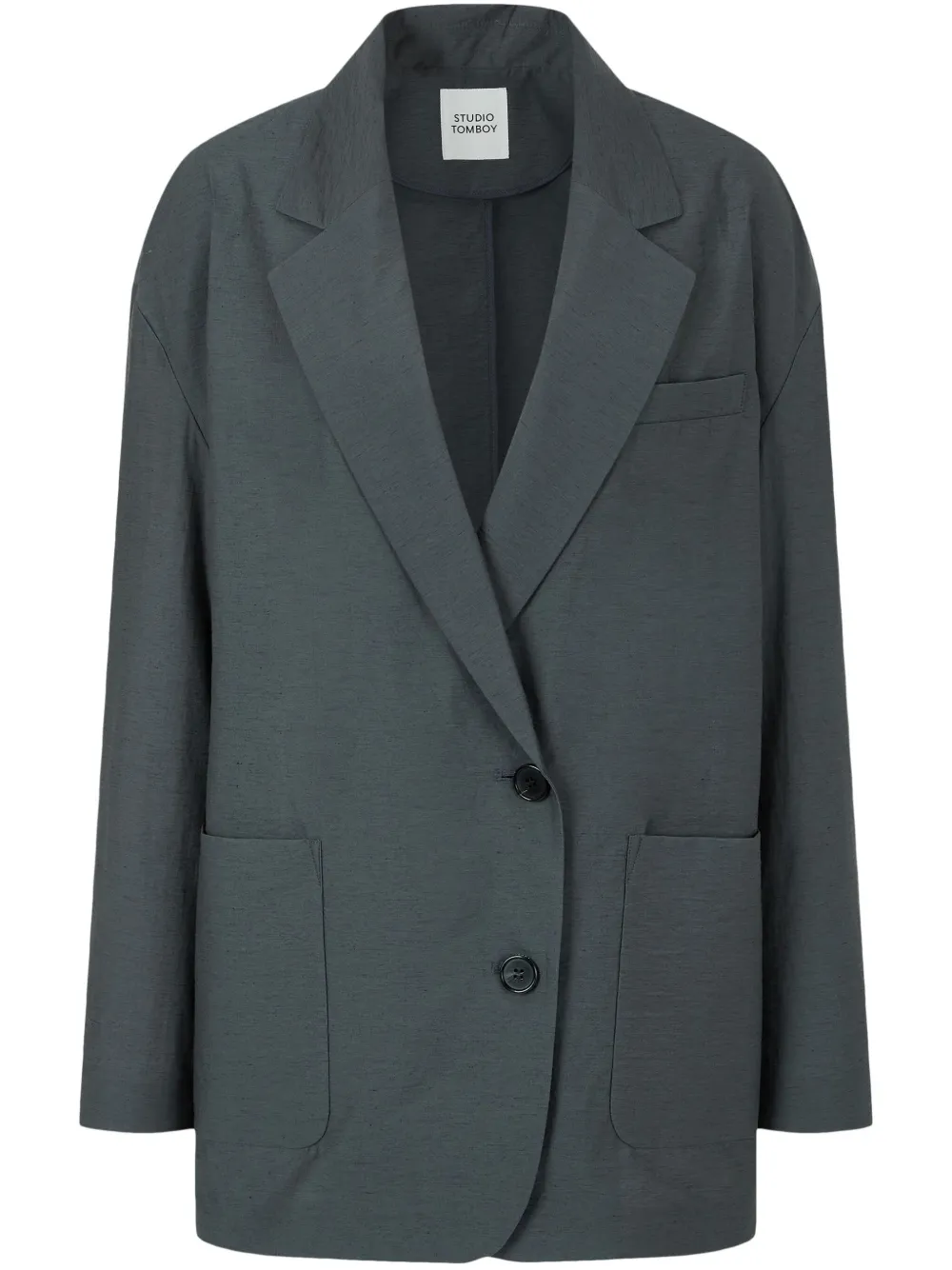 single-breasted blazer