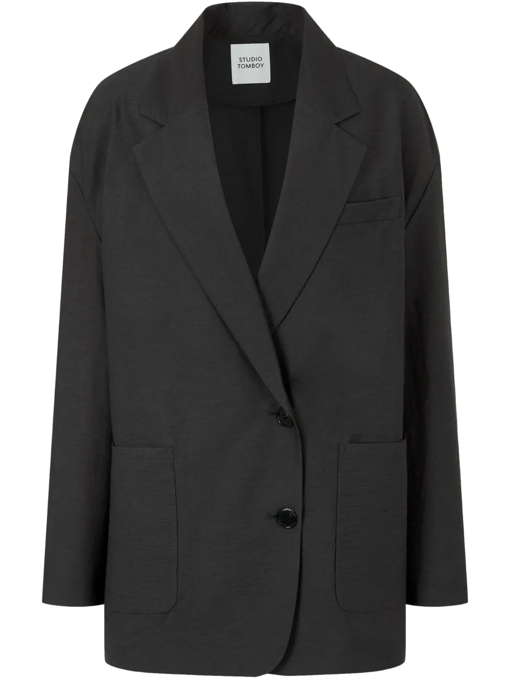 single-breasted blazer