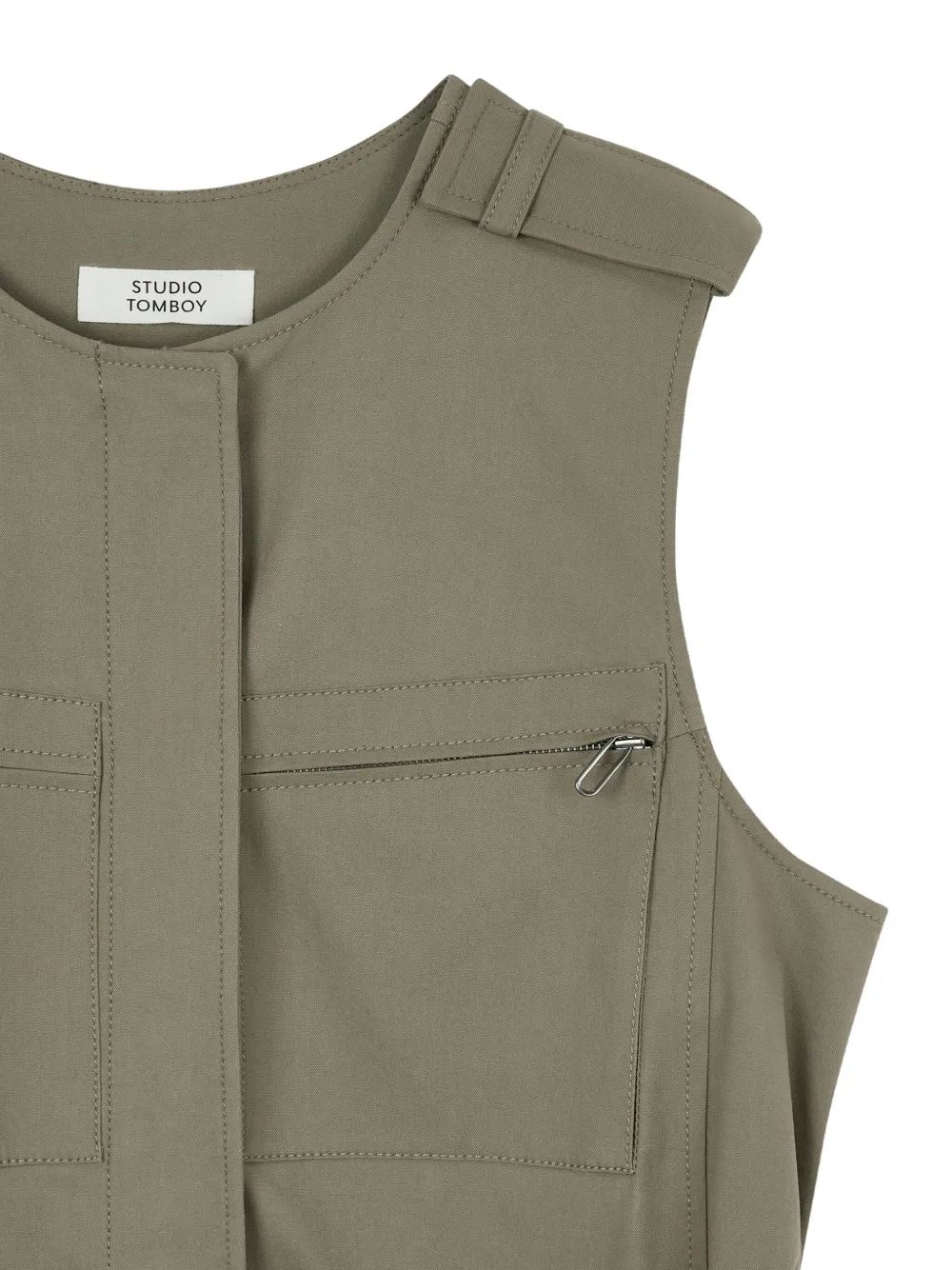 STUDIO TOMBOY LAYERED SLEEVELESS DRESS