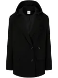 STUDIO TOMBOY layered blazer - Black