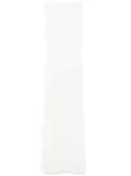 Christopher Esber Bateau whirl pleated knitted dress - White