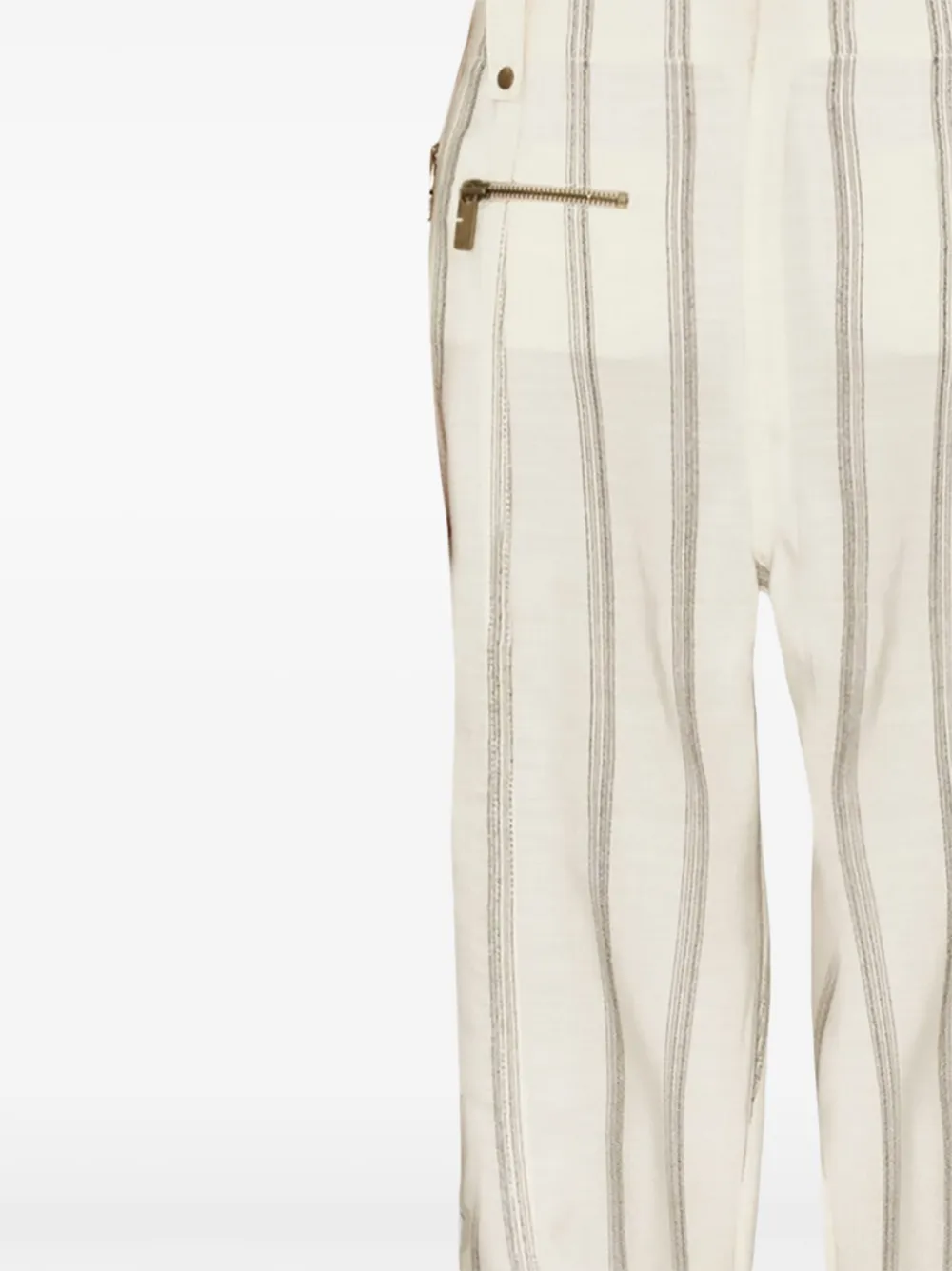 Burberry Pantalon met rits Beige