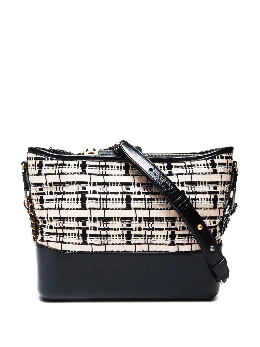 CHANEL Pre-Owned 2019 ガブリエル ショルダーバッグ - ブラック CHANEL Pre-Owned 2019 ガブリエル ショルダーバッグ - ブラック