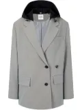 STUDIO TOMBOY hooded blazer - Grey