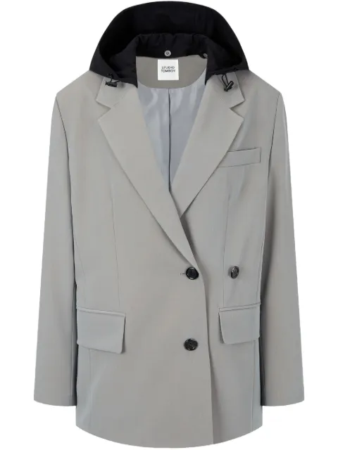 STUDIO TOMBOY hooded blazer