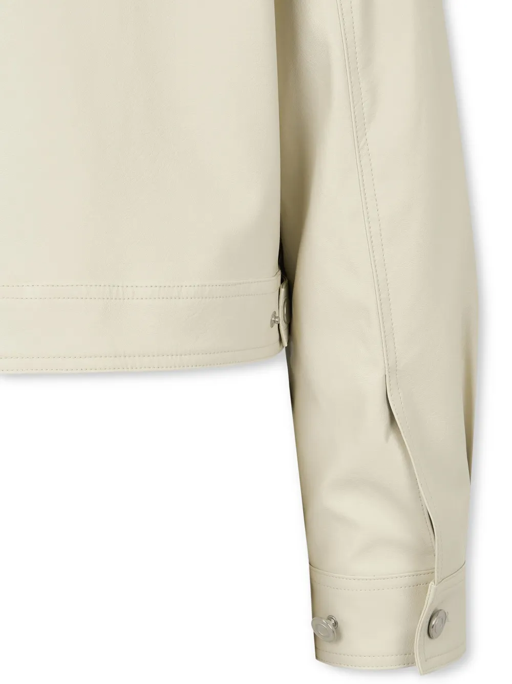 Studio Tomboy Detachable-hood Jacket In White