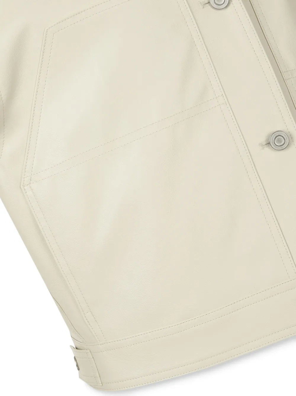 Studio Tomboy Detachable-hood Jacket In White