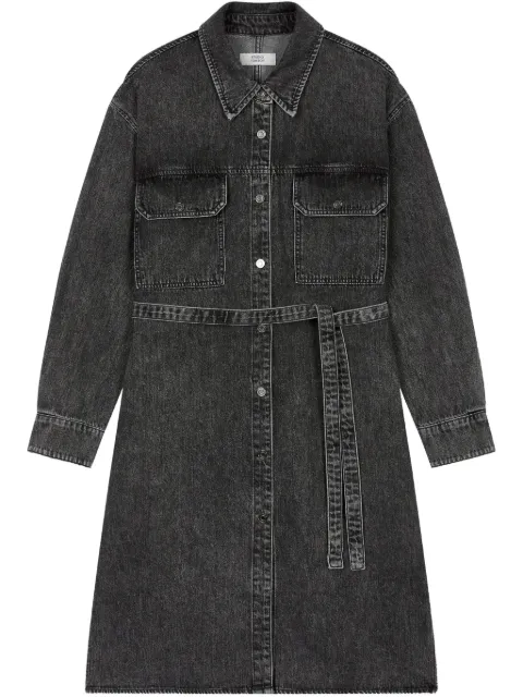 STUDIO TOMBOY vestido midi de mezclilla