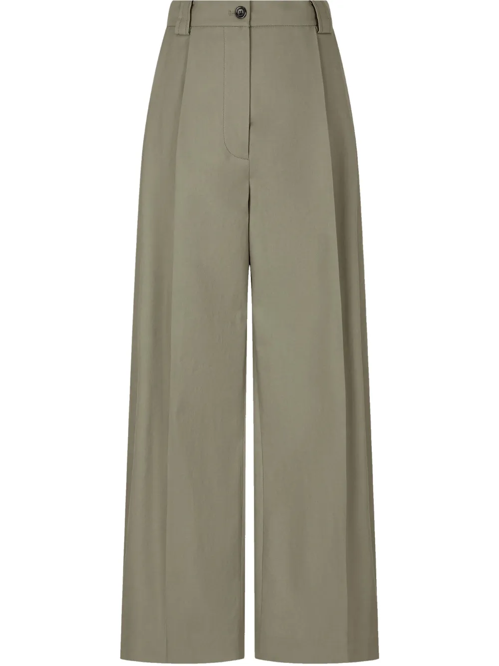 pleat-detail trousers