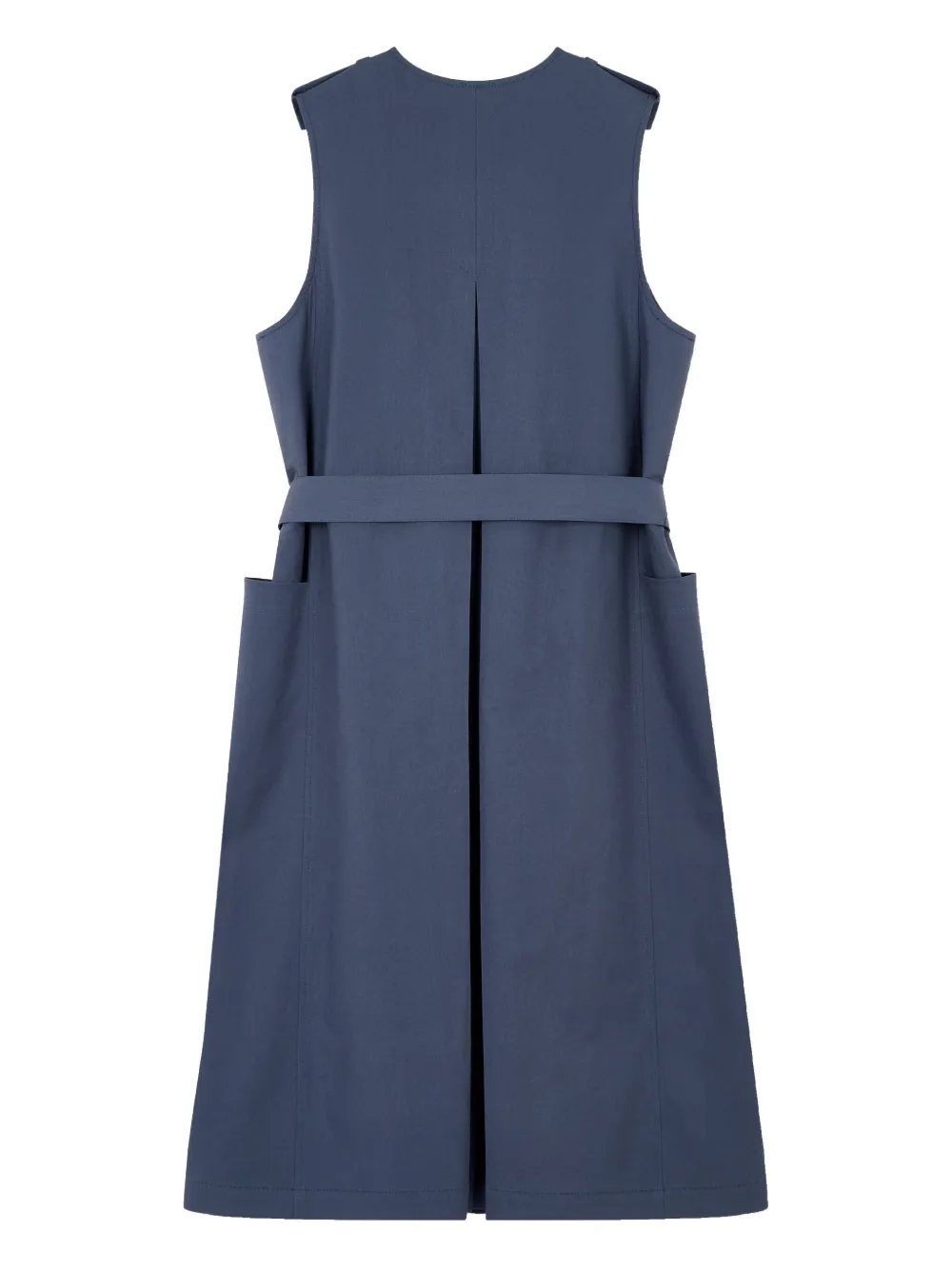 Studio Tomboy Layered Sleeveless Midi Dress In Blau