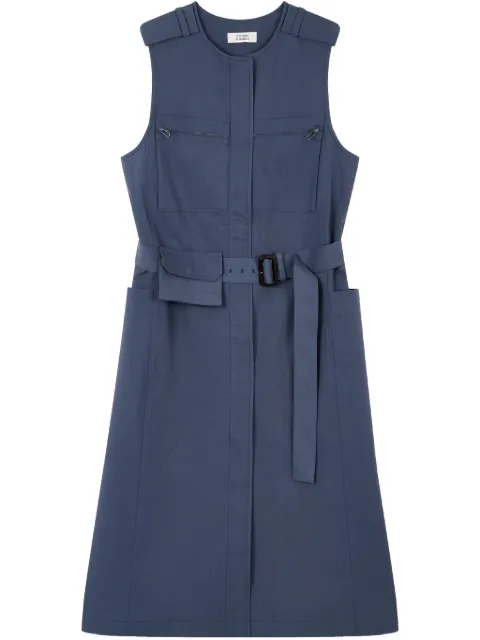STUDIO TOMBOY layered sleeveless midi dress