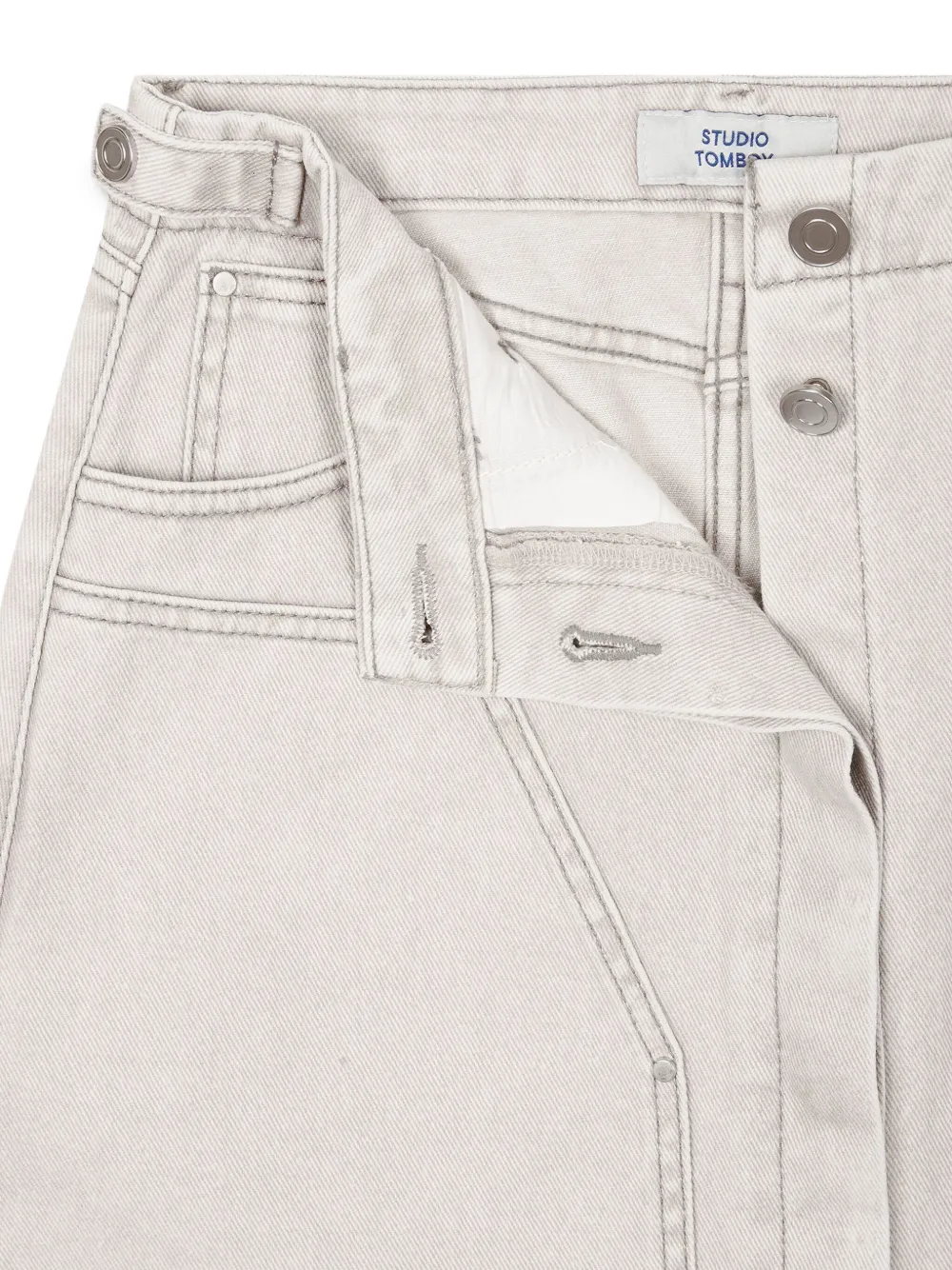 STUDIO TOMBOY Carpenter mini-rok Beige