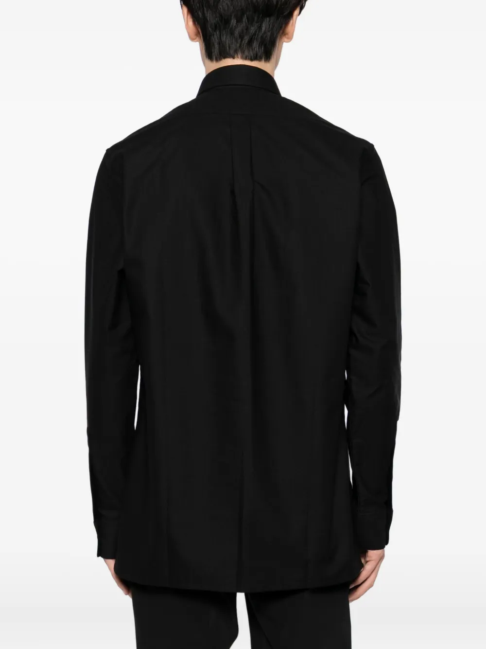 Givenchy Katoenen overhemd met 2G-clip Zwart